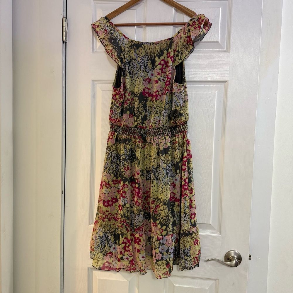 Old Navy Boho Paisley Floral Dress Juniors L Dark Fairy Grunge Cottagecore